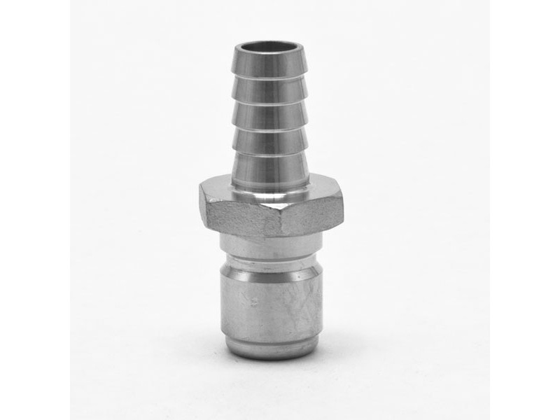 Male Stainless Quick Disconnect x 1/2" barb