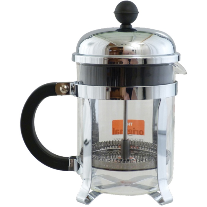 French Press - Stainless 4-Cup (Glass)