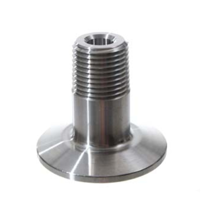 Stainless - 1.5" TC x 1/2" MPT