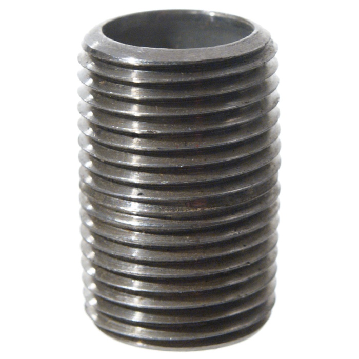 Stainless Nipple - 3/8"x1" Threaded (Close)