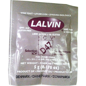 ICV D-47 Lalvin Dried Wine Yeast (Y102)