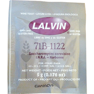 71B-1122 Lalvin Dried Wine Yeast (Narbonne)