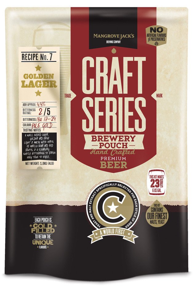 Golden Lager Brewery Pouch
